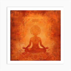 Sacral Chakra (Svadhisthana) Art Print