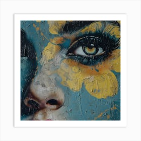 Face Of The Woman Art Print