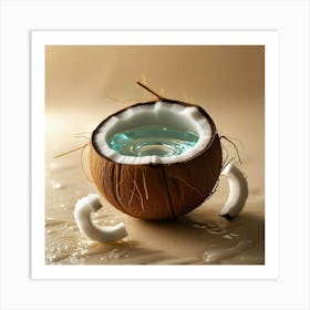 Coconut Water Art Print