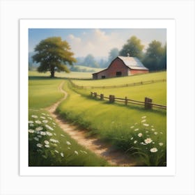 Country Road 50 Art Print