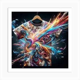 Abstract T-Shirt Design Art Print