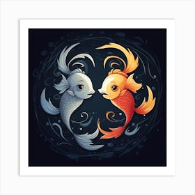 Koi Fish 3 Art Print