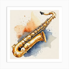 Saxophone 1 Art Print