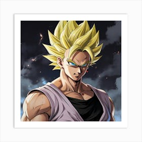 Dragon Ball Z Wallpaper 57 Art Print