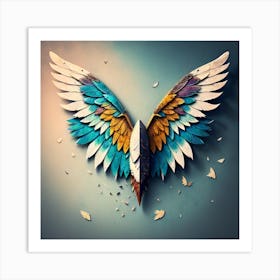 Angel Wings 4 Art Print