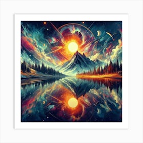 "Reflectarity" Epic Landscapes Collection [Risky Sigma] Art Print