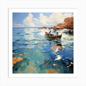 Boat In The Water Art Print