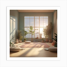 Zen Room 1 Art Print