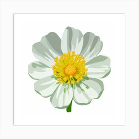 White Flower 1 Art Print