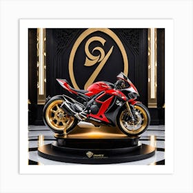 Motorcycle 1 Art Print