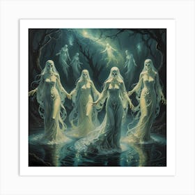 Ghosts Of The Forest Art Print