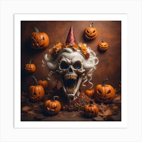 Holloween Deep thoughts Art Print