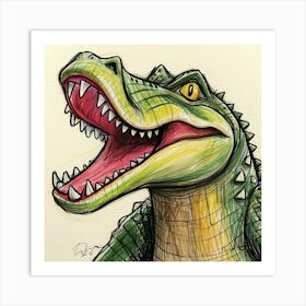 Alligator 9 Art Print