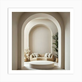 Room With Arches 12 Art Print