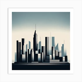 Cityscape 3 Art Print