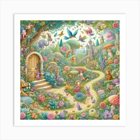 Fairy Garden 2 Art Print