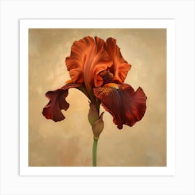 Iris Flower Art Print