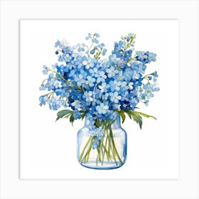 Forget Me Nots Art Print