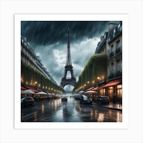 Rainy Day In Paris Art Print