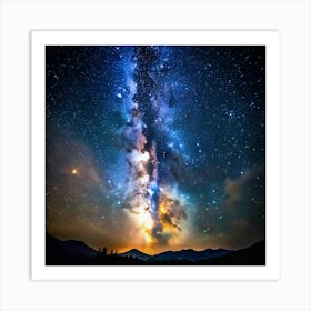 Milky Way Art Print