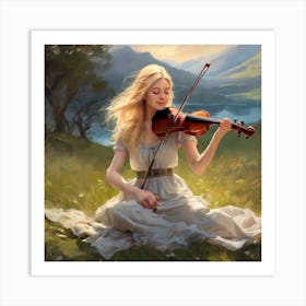 Violinist 6 Art Print