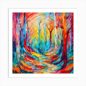 Forest Path Art Print