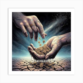 Sacrificial Hand Art Print