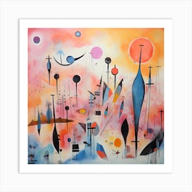 Contemporary Nostalgia Symphony Art Print