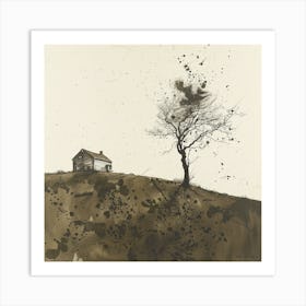 Lone Tree Art Print