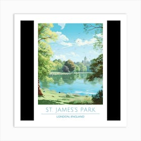 St James Park London England Art Print