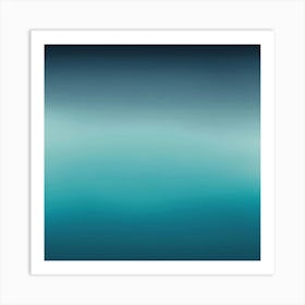 Abstract Of A Blue Sea Art Print