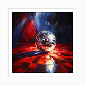 Disco Ball Art 36 Art Print