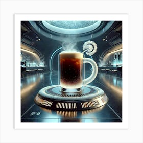 A Futuristic Beverage Called Cryo Brewed Kuiper C Art Print