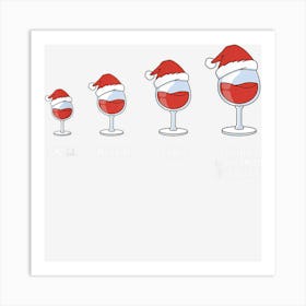 Drinking Funny Buying Christmas Presents Art Print