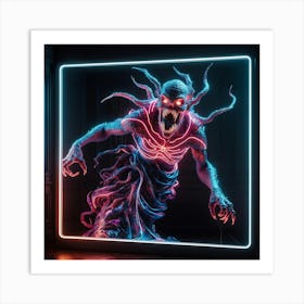 Demon Painting Art Print