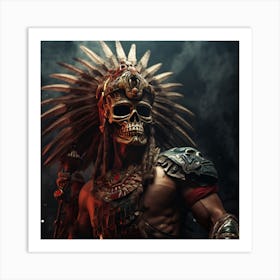 Mictlantecuhtli 1 Art Print