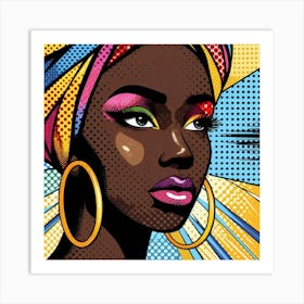 Ebele Pop African Woman  Art Print