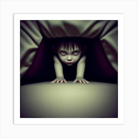 Creepy Child Art Print