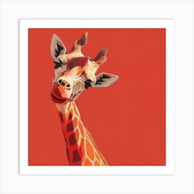 Giraffe Canvas Art Art Print