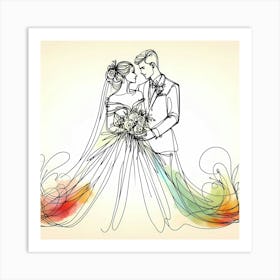 Creative Love And Relationship Illustration 70 Art Print