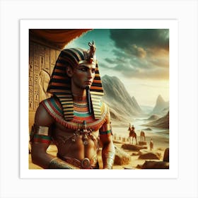 Pharaoh Of Egypt Art Print