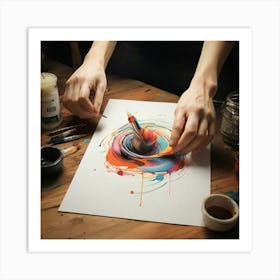 Abstract Painting 21 Art Print