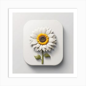 Sunflower Icon Art Print