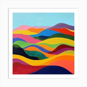 Abstract Travel Collection Tanzania 2 Art Print