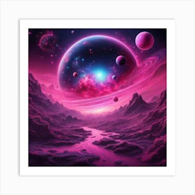 Planet Valley Art Print