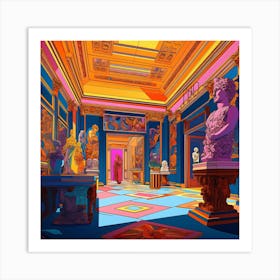 Room In A Museum Art Print