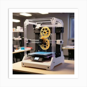 3d Printer Art Print