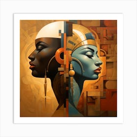 Egyptian Women 1 Art Print