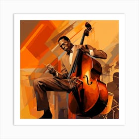 Jazz Musician 50 Art Print