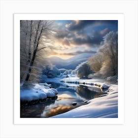 Snowy River 1 Art Print